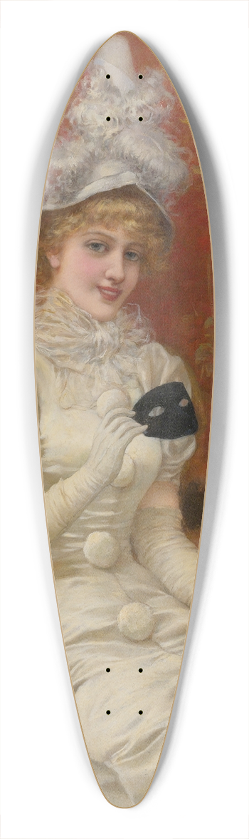 Emile Eisman-Semenowsky - Beauty unmasked 39.3 inch art pintail longboard deck