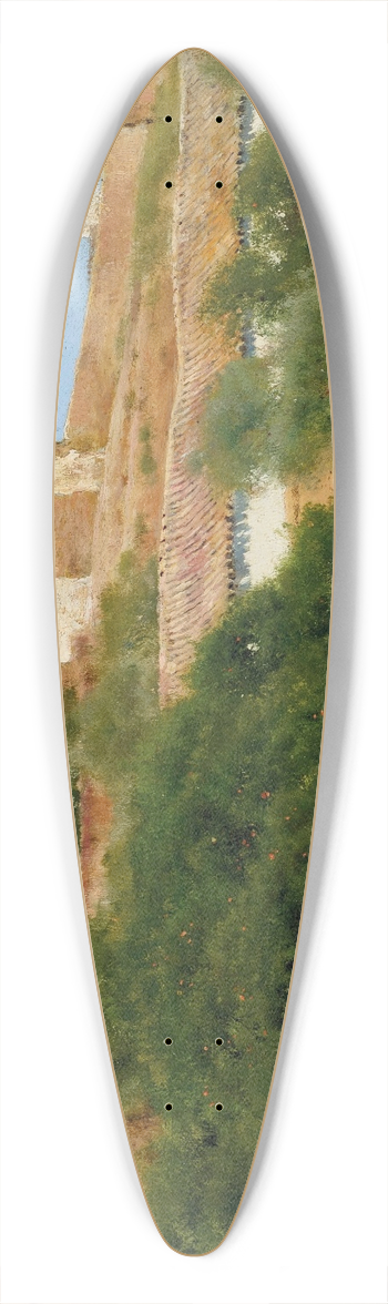 Emilio Snchez-Perrier - A middays rest 39.3 inch art pintail longboard deck