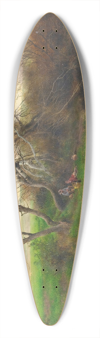 Emilio Snchez-Perrier - A QUIET STRETCH OF RIVER 39.3 inch art pintail longboard deck