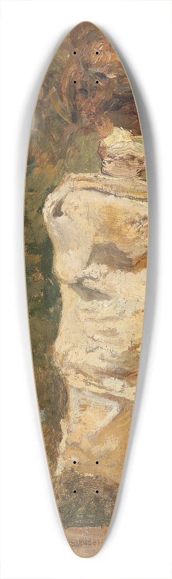 Emil Jakob Schindler - Cows 39.3 inch art pintail longboard deck