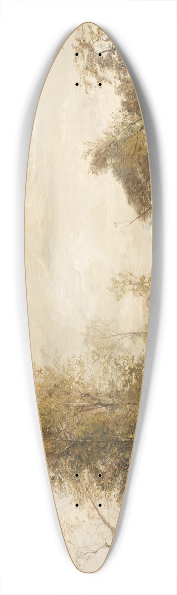 Emil Jakob Schindler - Entenjagd im Prater 39.3 inch art pintail longboard deck