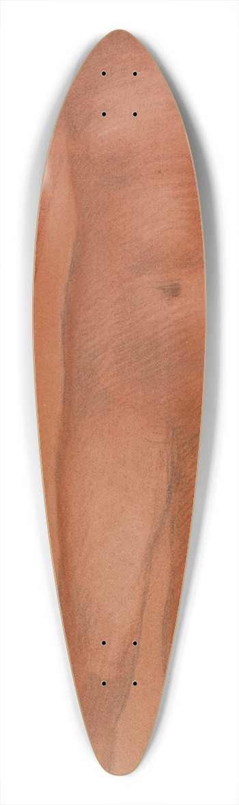 English School - Nude 39.3 inch art pintail longboard deck