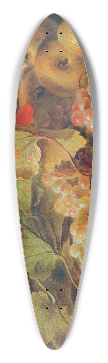 Erasmus Von Engert - Stillleben Mit Papagei Und Trauben 39.3 inch art pintail longboard deck