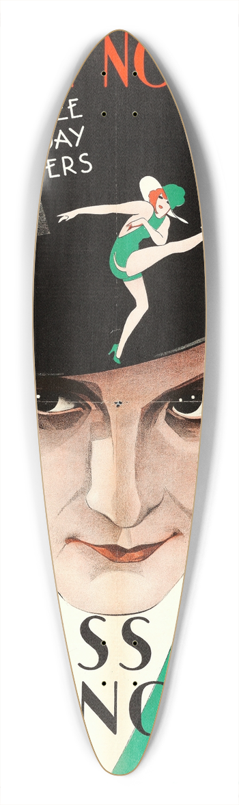 Eric Rohman - A Certain Young Man 39.3 inch art pintail longboard deck
