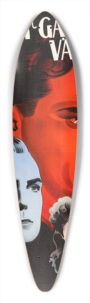 Eric Rohman - Angels with Dirty Faces 39.3 inch art pintail longboard deck
