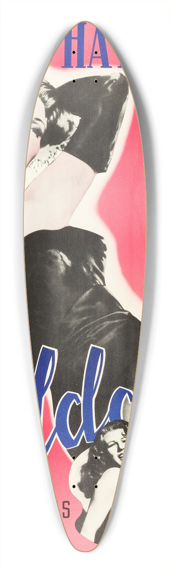 Eric Rohman - Gilda 39.3 inch art pintail longboard deck