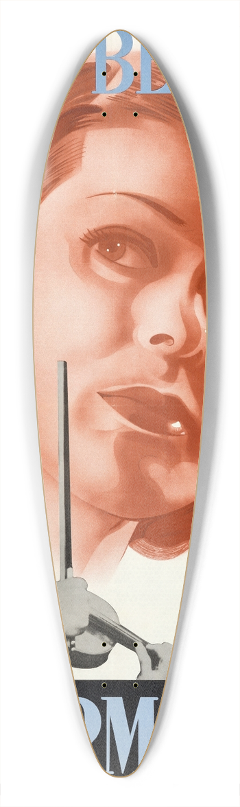 Eric Rohman - Intermezzo 39.3 inch art pintail longboard deck