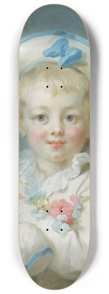 Jean-Honor Fragonard - A Boy as Pierrot 8.25 inch art skate deck