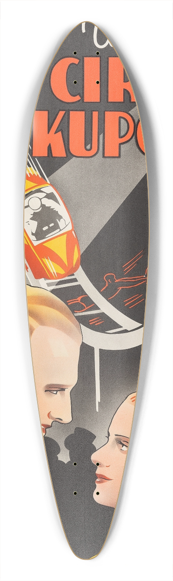 Eric Rohman - Manege 39.3 inch art pintail longboard deck