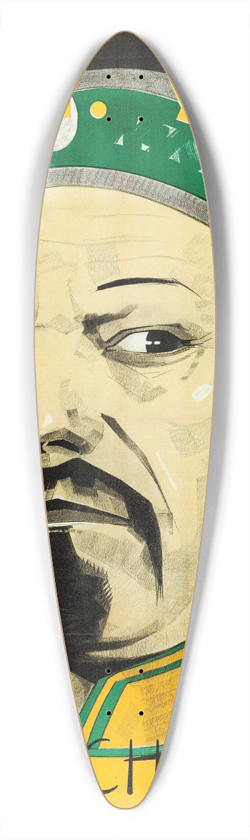 Eric Rohman - Mr. Wu 39.3 inch art pintail longboard deck