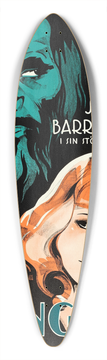 Eric Rohman - Svengali 39.3 inch art pintail longboard deck