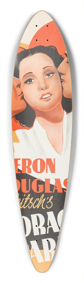 Eric Rohman - That Uncertain Feeling 39.3 inch art pintail longboard deck