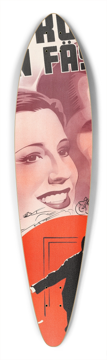 Eric Rohman - The Awful Truth 39.3 inch art pintail longboard deck