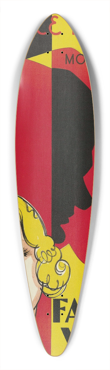 Eric Rohman - The Easiest Way 39.3 inch art pintail longboard deck