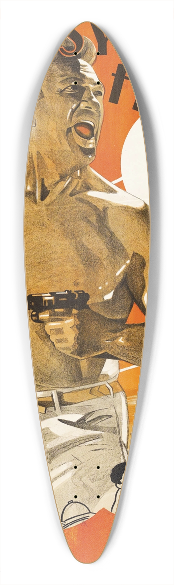 Eric Rohman - The Lost Patrol 39.3 inch art pintail longboard deck