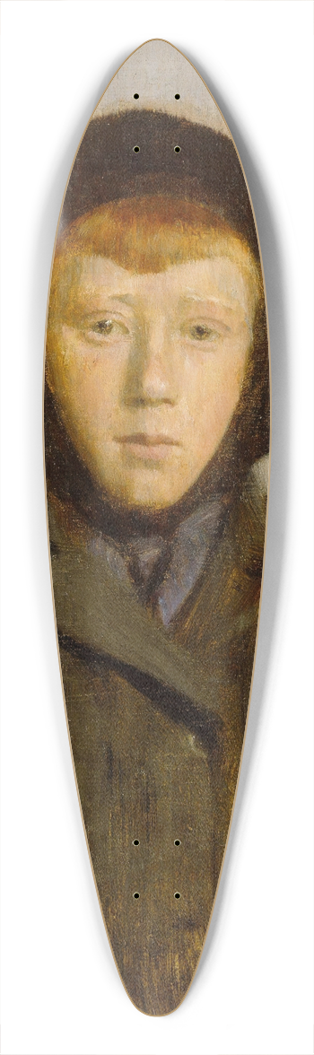 Erik Werenskiold - Ung, rdhret gutt 39.3 inch art pintail longboard deck