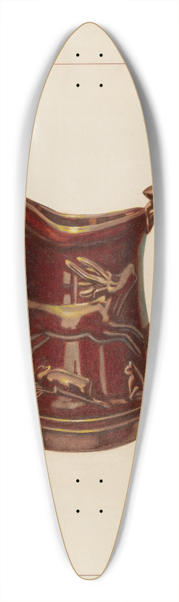 Ernest A. Towers, Jr. - Crockery Pitcher 39.3 inch art pintail longboard deck