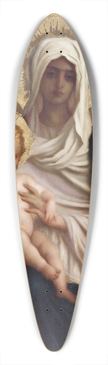 Ernest Hbert - Virgin Of The Deliverance 39.3 inch art pintail longboard deck
