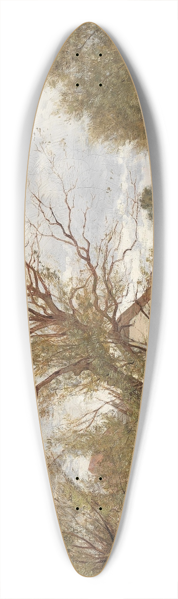Ernestine von Kirchsberg - Idyll 39.3 inch art pintail longboard deck