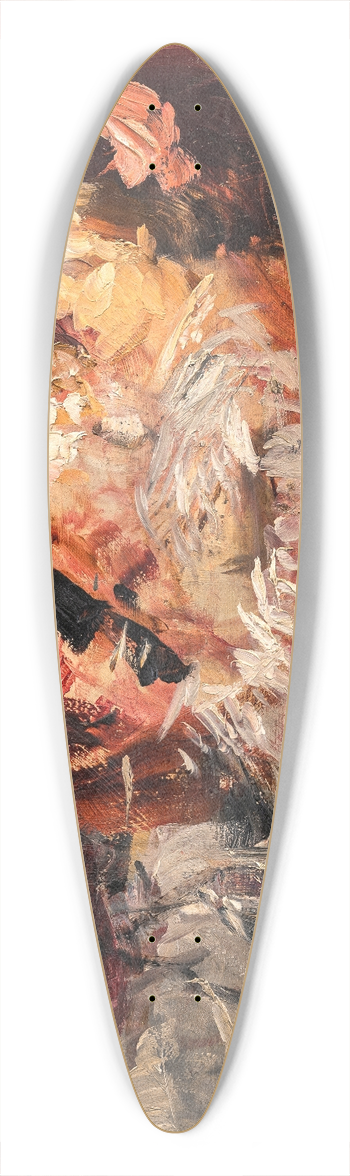 Ernst Josephson - Lady with Bouquet, Sketch 39.3 inch art pintail longboard deck