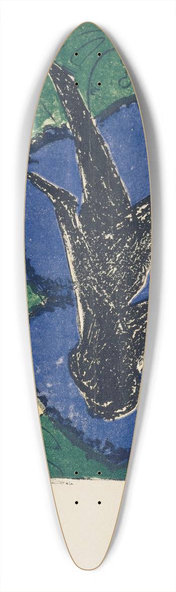 Ernst Ludwig Kirchner - American Girls 39.3 inch art pintail longboard deck