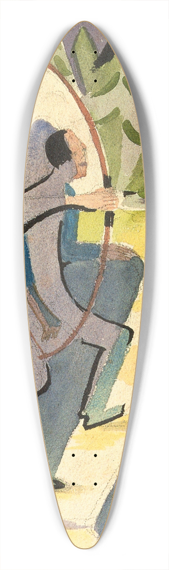 Ernst Ludwig Kirchner - archer 39.3 inch art pintail longboard deck