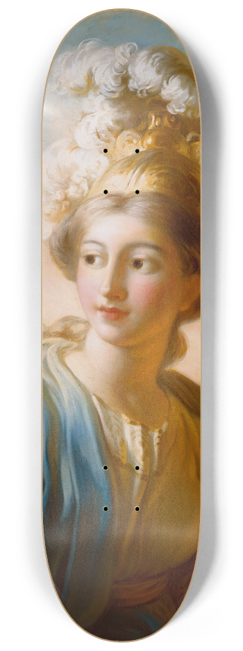 Jean-Honor Fragonard - The Goddess Minerva 8.25 inch art skate deck