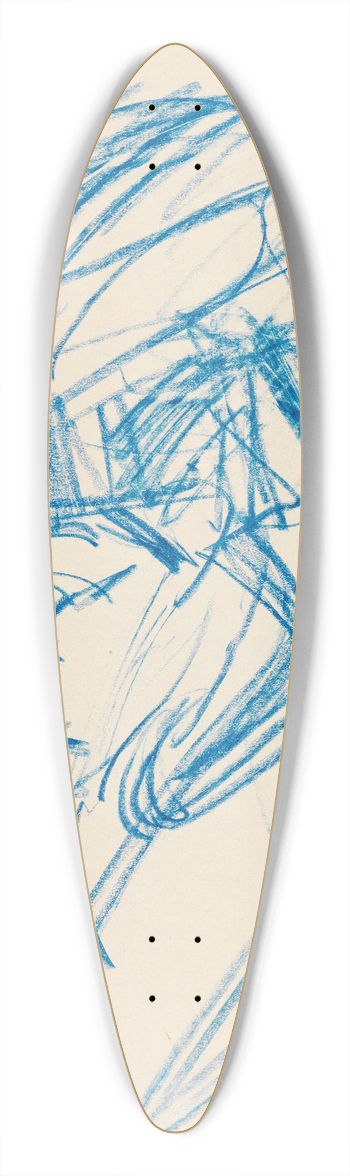 Ernst Ludwig Kirchner - Weiblicher Kopf 39.3 inch art pintail longboard deck