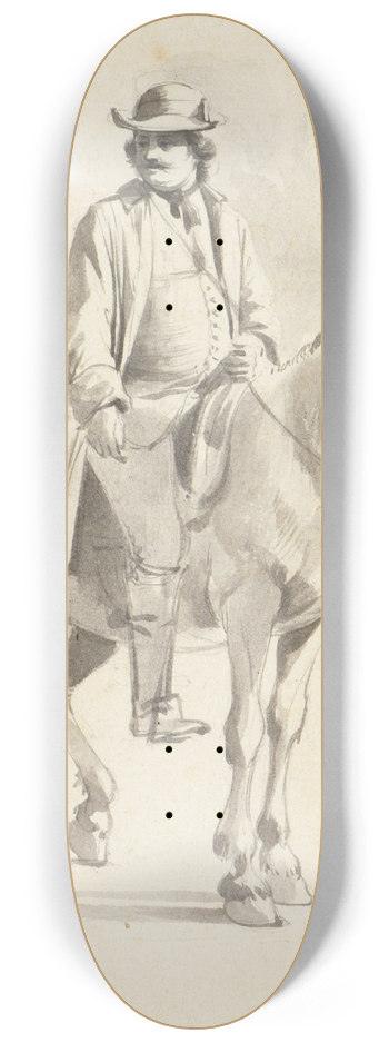 Jean-Jacques de Boissieu - Ein Reiter 8.25 inch art skate deck
