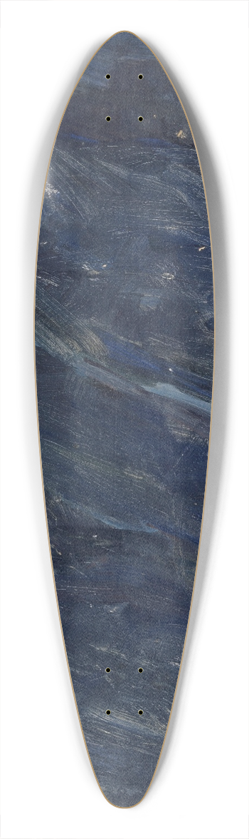 Ernst Schiess - Mountain Lake with Nude Figures 39.3 inch art pintail longboard deck