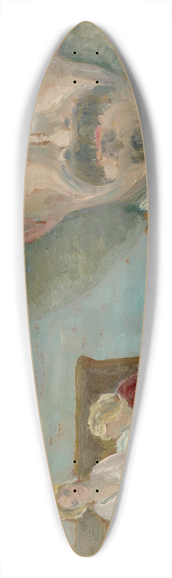 Ernst Schiess - Self-Portrait III 39.3 inch art pintail longboard deck