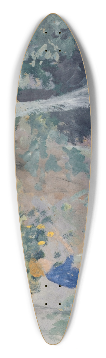Ernst Schiess - Zitonenernte 39.3 inch art pintail longboard deck