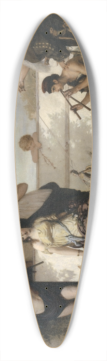 Ernst Stckelberg - The Puppets 39.3 inch art pintail longboard deck