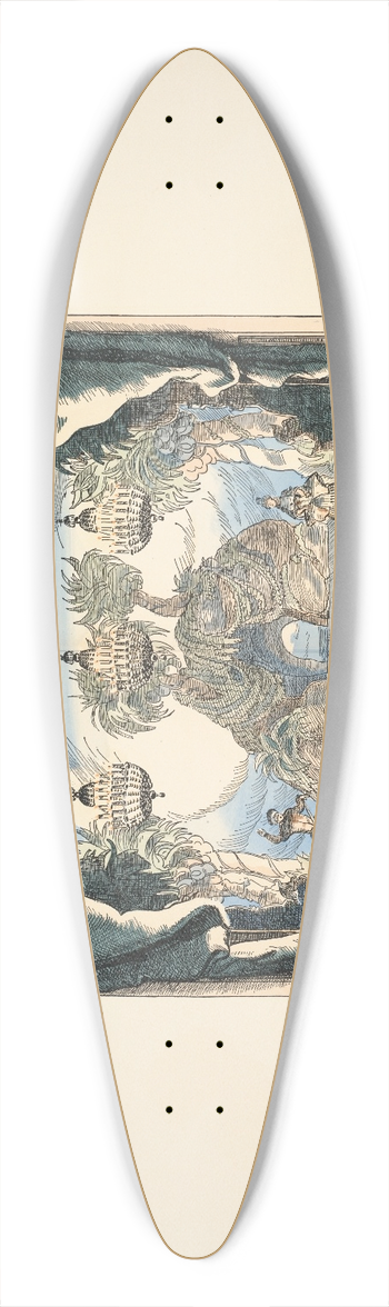 Ernst Stern - Beginn der Oper 39.3 inch art pintail longboard deck