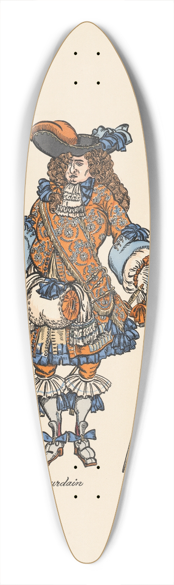 Ernst Stern - Jourdain 39.3 inch art pintail longboard deck
