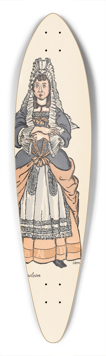 Ernst Stern - Madame Jourdain 39.3 inch art pintail longboard deck