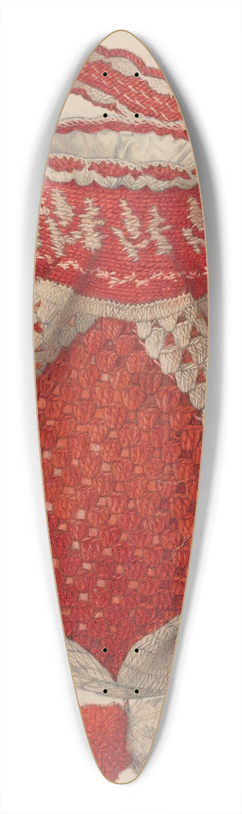 Erwin Schwabe - Crocheted Handbag 39.3 inch art pintail longboard deck