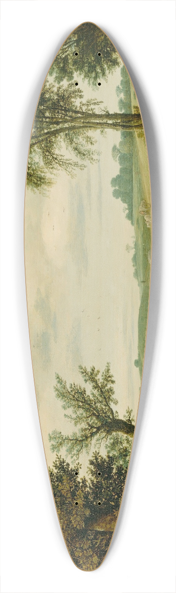 Esaias van de Velde - The Highway Robbery 39.3 inch art pintail longboard deck