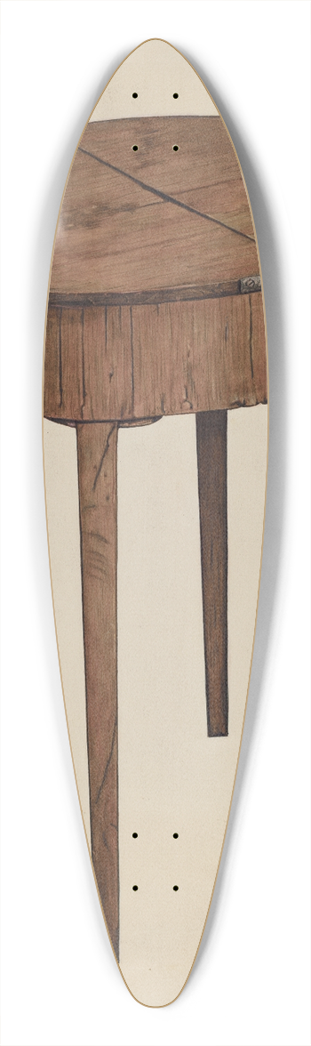 Esther Williams - Sewing Table 39.3 inch art pintail longboard deck