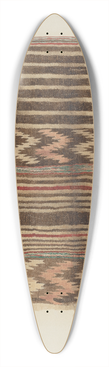 Ethel Dougan - Saddle Blanket 39.3 inch art pintail longboard deck