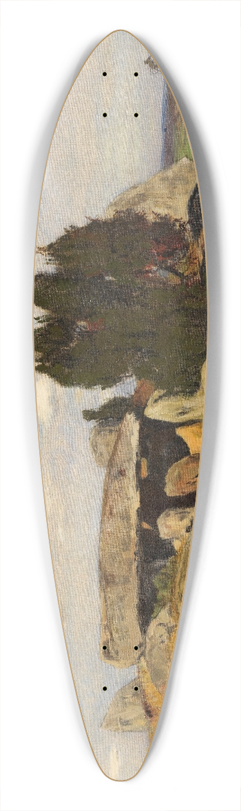 Eugen Bracht - Hnengrab in der Heide 39.3 inch art pintail longboard deck