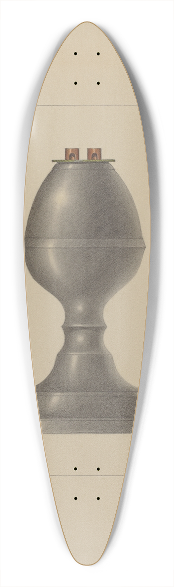 Eugene Barrell - Lamp 39.3 inch art pintail longboard deck
