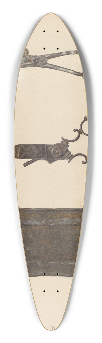 Eugene Bartz - Candle Snuffer, Trimmer & Tray 39.3 inch art pintail longboard deck