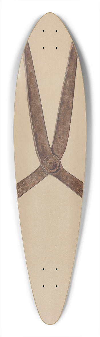 Eugene Bartz - Ice Tongs 39.3 inch art pintail longboard deck