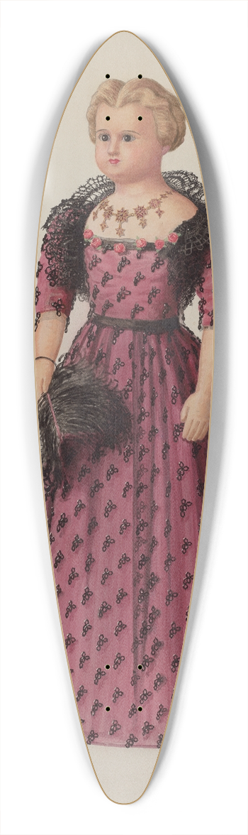 Eugene Croe - Doll  Leta 39.3 inch art pintail longboard deck