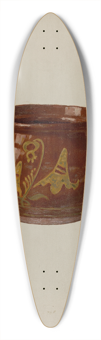 Eugene Shellady - Pa. German Jar 39.3 inch art pintail longboard deck