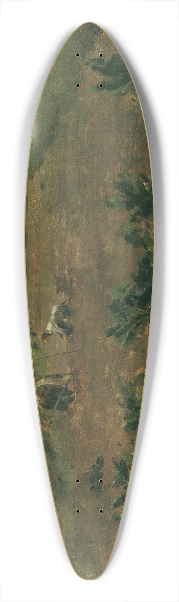 Eugen Jettel - Feldarbeit 39.3 inch art pintail longboard deck