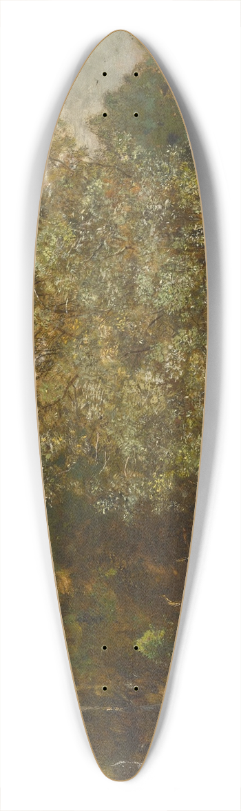 Eugen Jettel - Ford over a River 39.3 inch art pintail longboard deck