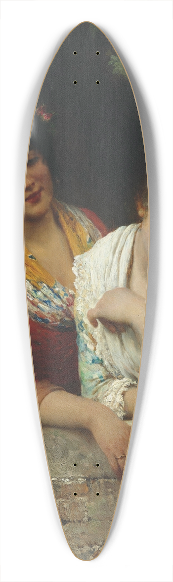 Eugen von Blaas - Day dreamers 39.3 inch art pintail longboard deck