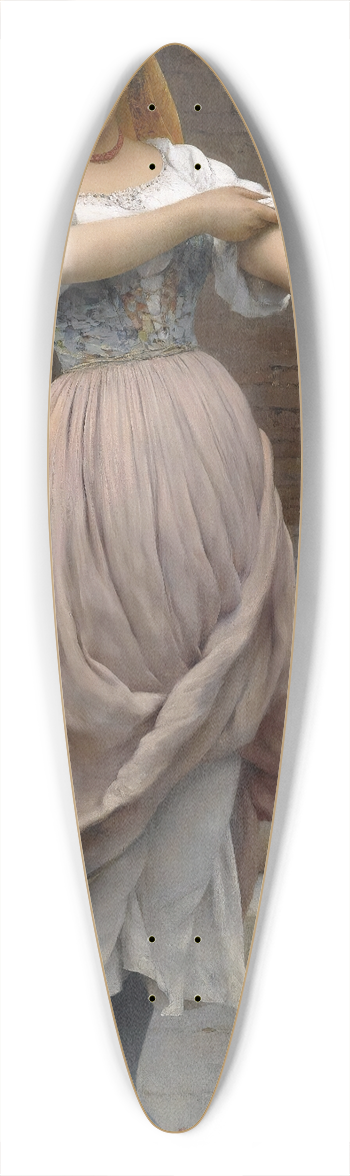 Eugen von Blaas - The Laundress 39.3 inch art pintail longboard deck